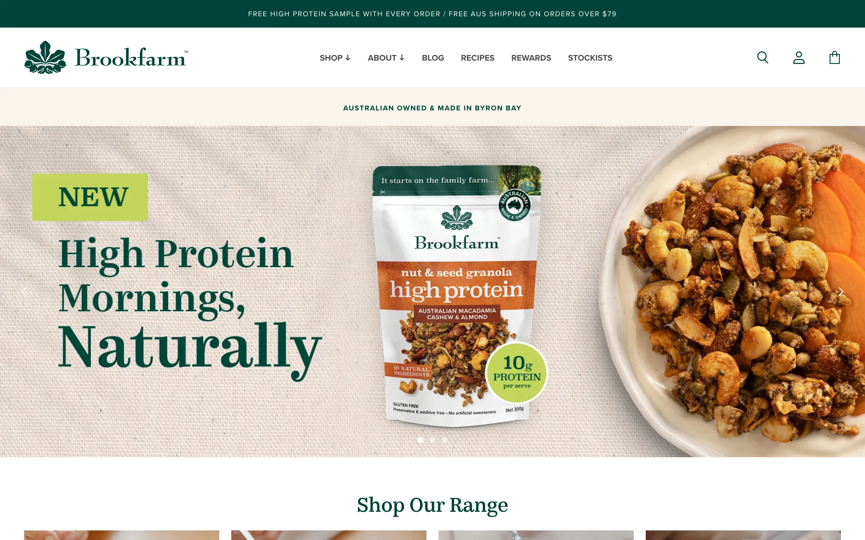Brookfarm homepage
