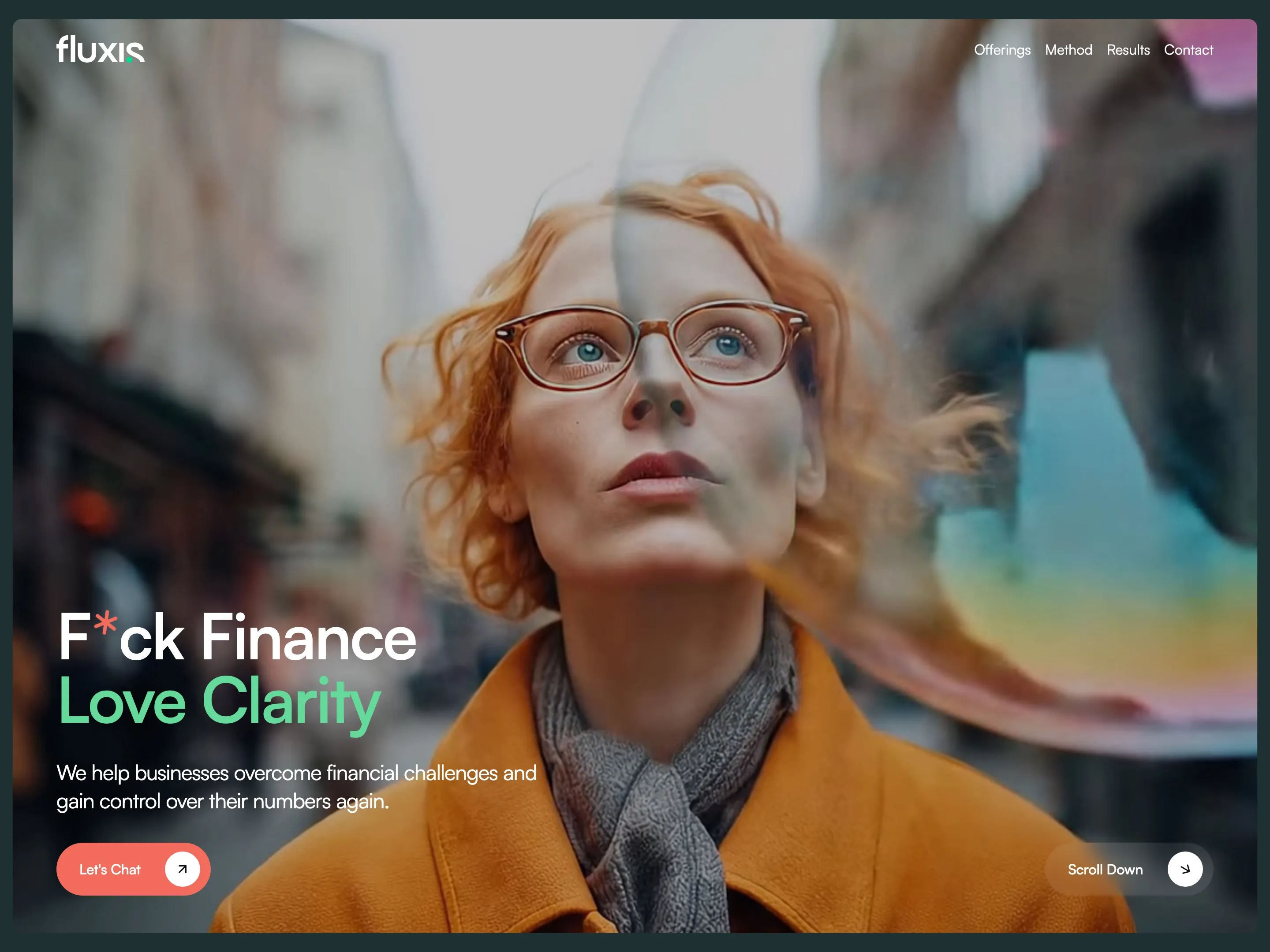 Fluxis website home page